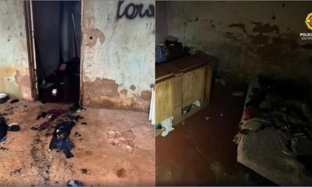 Homem é preso suspeito de trancar crianças e cachorro em casa e atear fogo