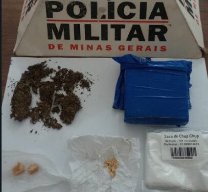 Homem é preso após ser flagrado com drogas, em Arcos