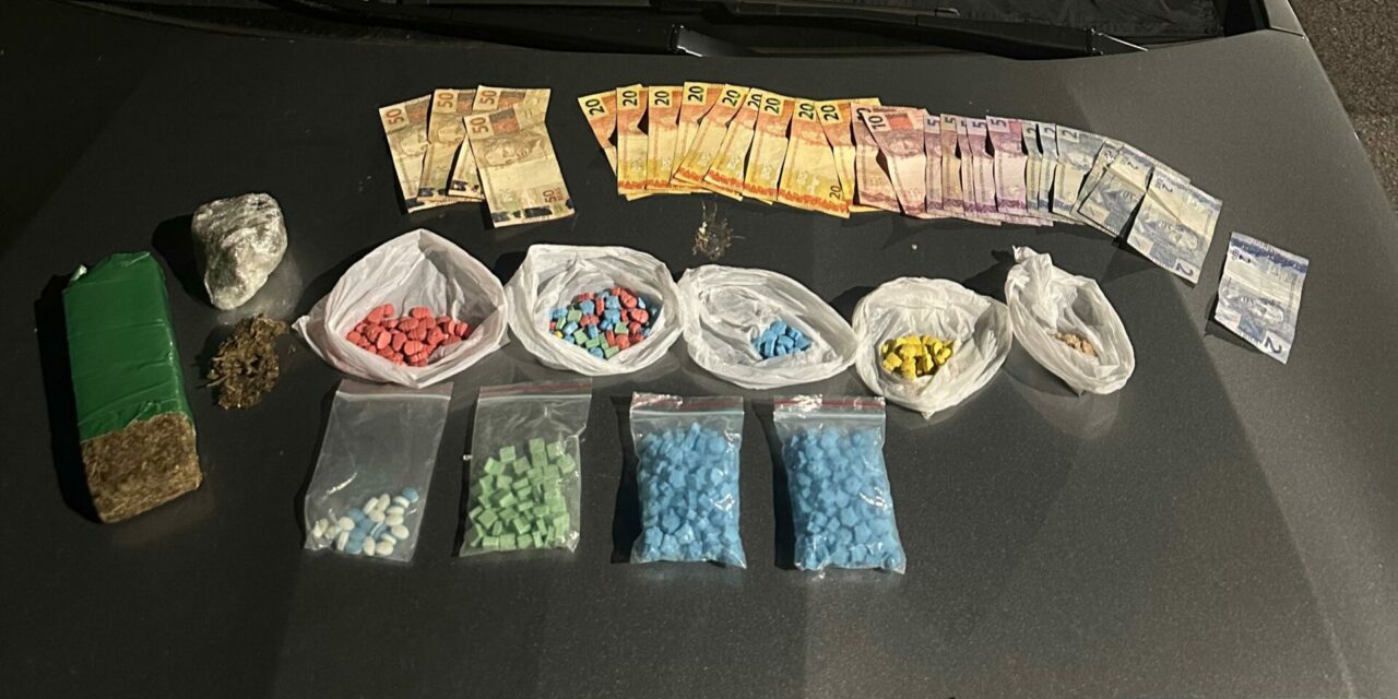 Polícia Militar Rodoviária apreende drogas durante operação na MG-050