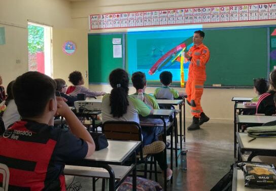 Projeto ‘Bombeiro nas Escolas’ é idealizado na Paulo Barbosa