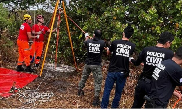 Homem é preso suspeito de homicídio após corpo de desaparecido ser encontrado em poço