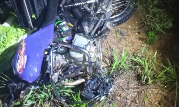 Motociclista morre em acidente na BR-354 após colidir frontalmente contra um Gol