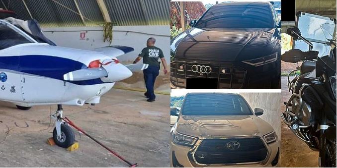 Policial civil é preso por comandar milícia privada em Minas; avião e carros de luxo são apreendidos