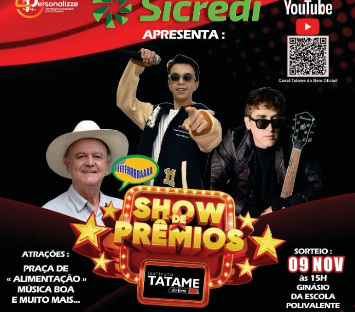 Instituto Tatame do Bem realizará Grande Show de Prêmios neste sábado