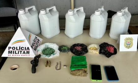 Operação conjunta prende quatro homens por tráfico de drogas em Passos