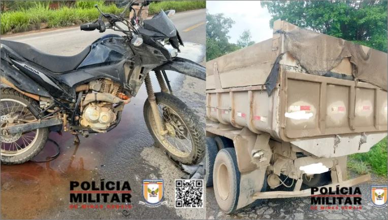 Motociclista morre em acidente na MG-170, em Arcos