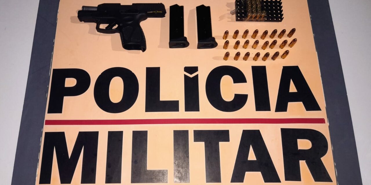 Homem é preso por porte ilegal de arma