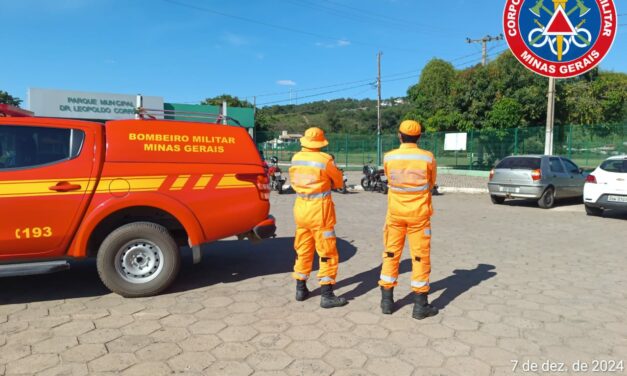 Bombeiros realizam operação preventiva integrada da LIGABOM na Praia Popular em Formiga