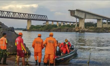 Chega a oito o número de mortes confirmadas após queda de ponte