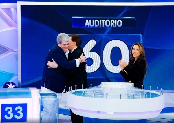 Contratado pelo SBT, Datena relembra momento com Silvio Santos e elogia: ‘O maior’