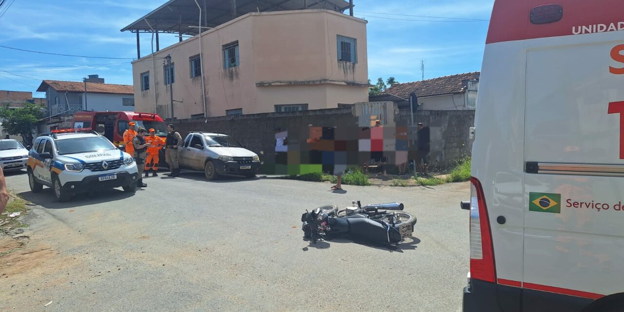Jovem sofre corte-contuso na região do crânio após acidente em Arcos