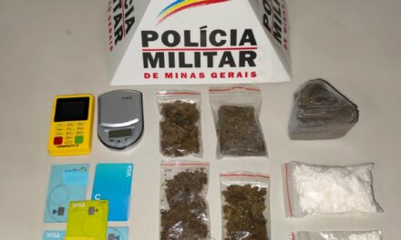 Motociclista de 21 anos foge da polícia e é preso com drogas em Formiga