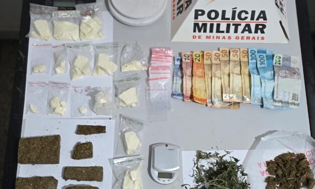 Em Arcos: operação policial resulta em prisão de quatro suspeitos de tráfico de drogas e apreensão de entorpecentes