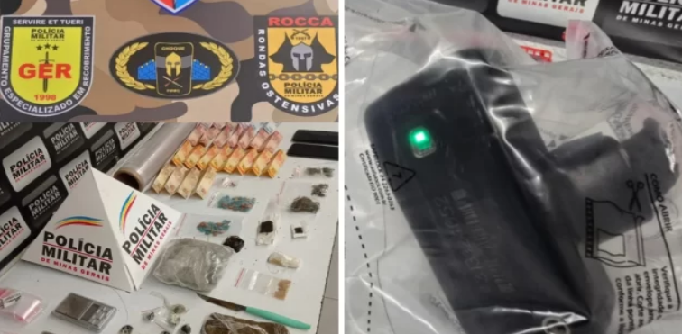 Polícia Militar desmantela delivery de drogas e prende trio em Divinópolis