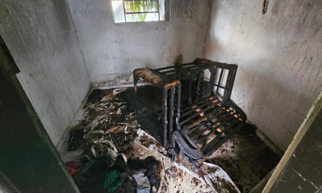 Corpo de Bombeiros é acionado após incêndio em residência no bairro Vila Bom Pastor, em Formiga