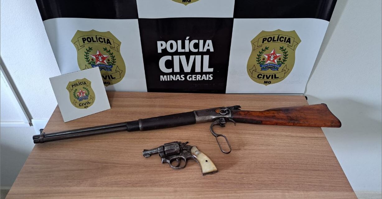 Polícia Civil faz operação Desarme e apreende armas em Bambuí