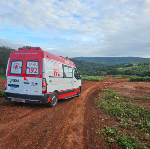 Vítima de disparo de arma de fogo é socorrida em Pitangui