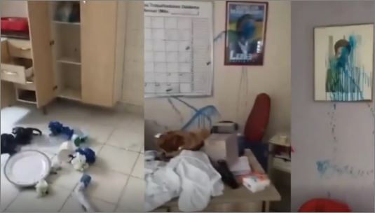 Sede do PT em Diadema é depredada