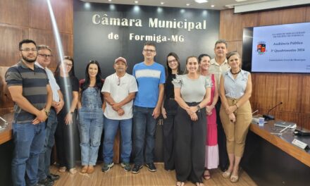 Formiga: Câmara Municipal realiza Audiência Pública sobre as metas fiscais do terceiro quadrimestre de 2024