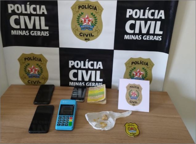 Jovem é preso em flagrante por tráfico de drogas em Bambuí
