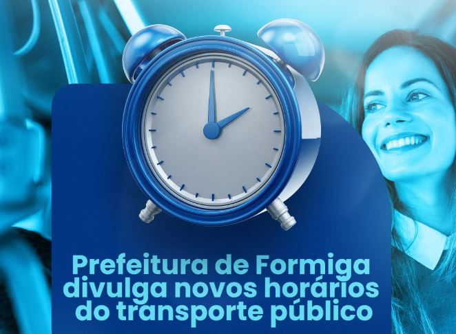 Prefeitura de Formiga divulga novos horários do transporte público