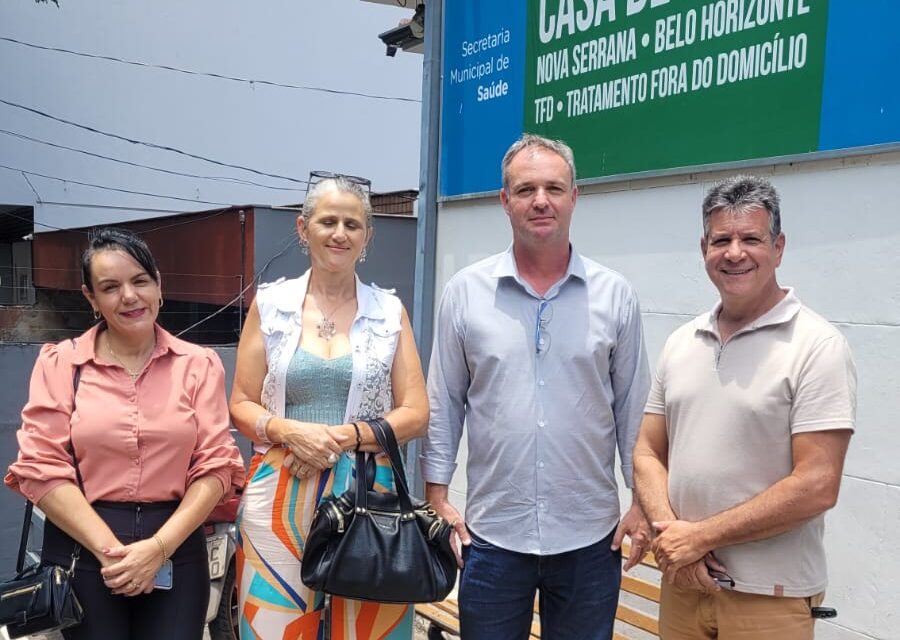Representantes da Mesa Diretora da Câmara de Formiga visitam Casas de Apoio em Belo Horizonte