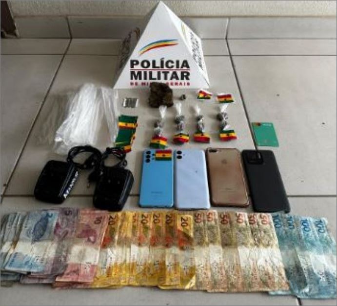 Casal de menores é aprendido com grande quantidade de drogas, em Formiga