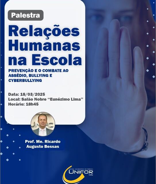 Unifor-MG promove palestra sobre prevenção ao assédio e bullying