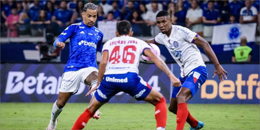 Cruzeiro e Bahia se enfrentam em busca de recuperação no Brasileirão; veja prováveis escalações