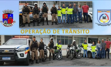 Polícia Militar e Prefeitura de Formiga intensificam fiscalização de trânsito no Centro da cidade