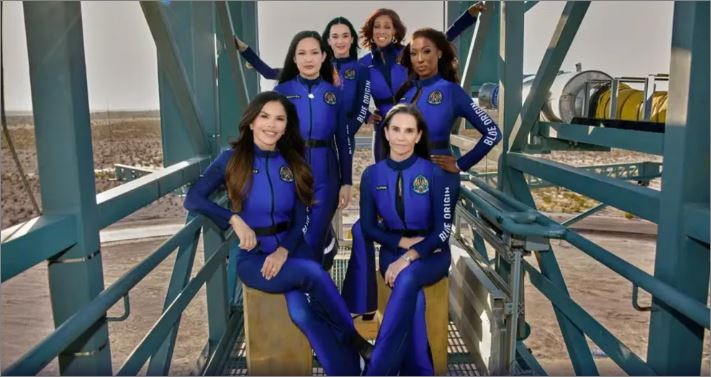 Katy Perry e mais: veja a tripulação feminina que irá ao espaço nesta segunda (14)