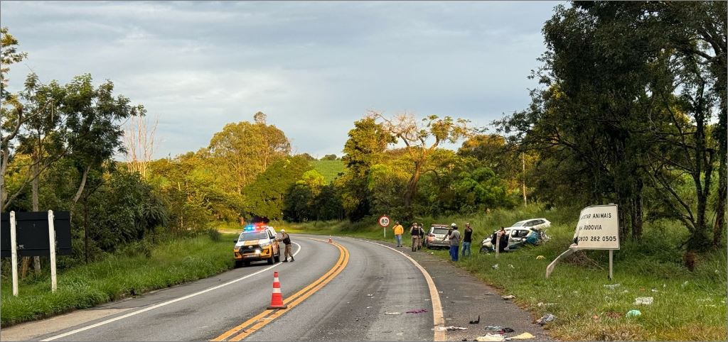 Acidente na MG-050 deixa quatro feridos, duas em estado grave, em Pains