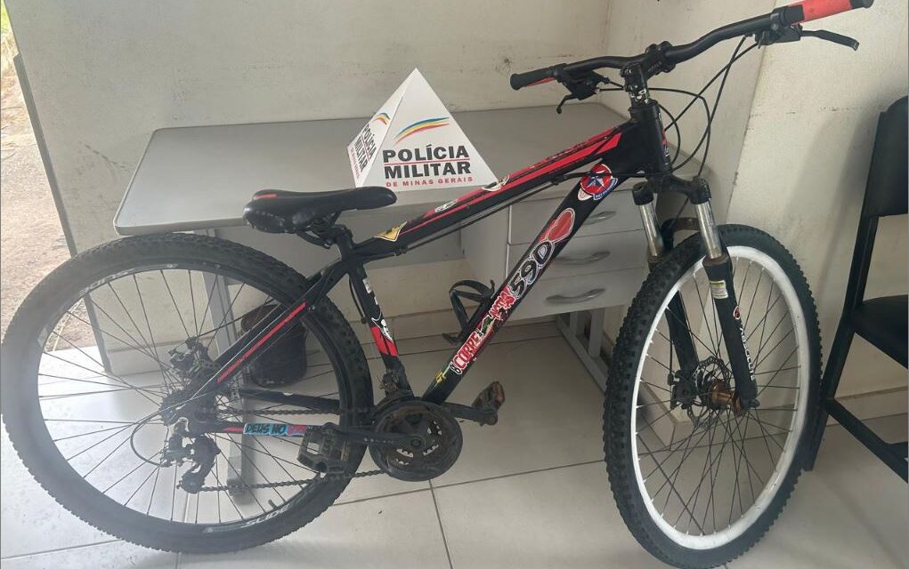 Polícia Militar recupera bicicleta furtada na zona rural de Formiga