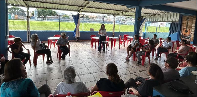 Prefeitura de Formiga promove palestra interativa para idosos no Campo do Vila