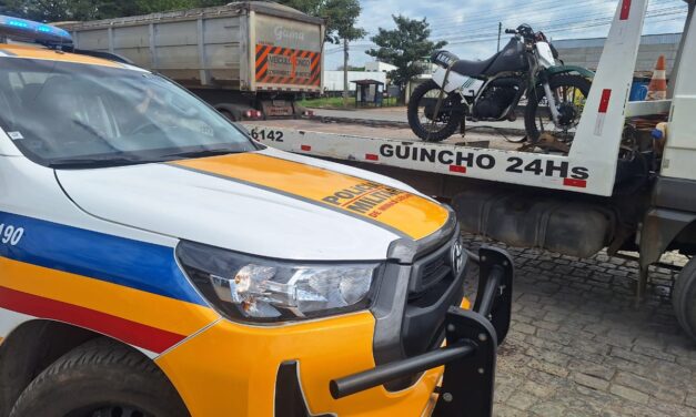 Homem é preso ao conduzir moto sem placa e com chassi adulterado na BR-354