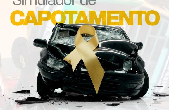 Simulador de Capotamento chega a Formiga em ação do Maio Amarelo
