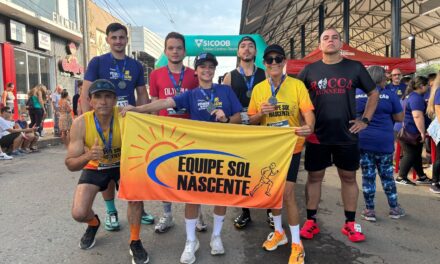 Equipe Sol Nascente se destaca na corrida de rua em Arcos