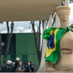 STF tem maioria para condenar mulher que pichou estátua no 8/1