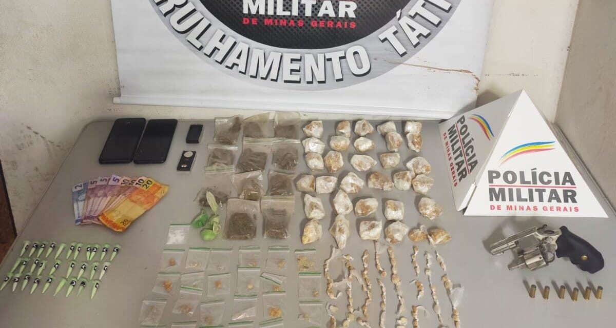 Polícia Militar desmantela ponto de tráfico de drogas na Vila Operária São José, em Formiga