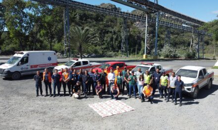 Corpo de Bombeiros participa de simulado de rompimento de barragem na CSN em Arcos