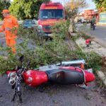 Motociclista sofre acidente grave na Tabelião Juca Almeida, em Formiga
