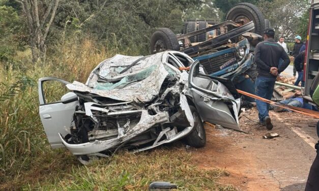 Acidente é registrado na MG-050, em Formiga