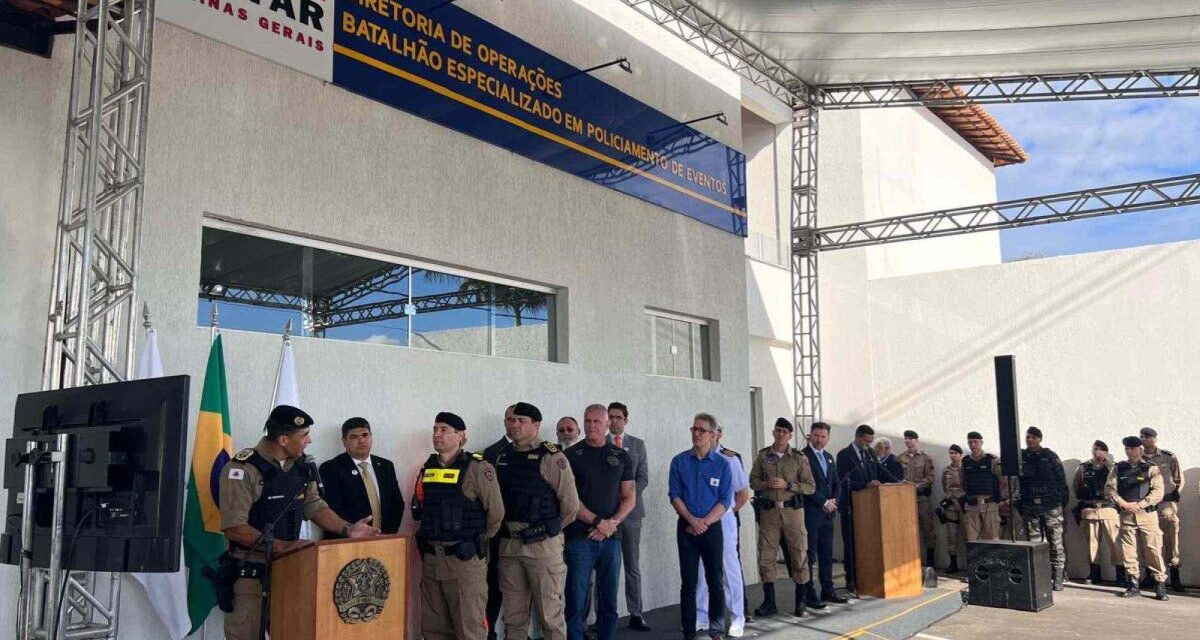 Policia Militar inaugura batalhão para grandes eventos em MG