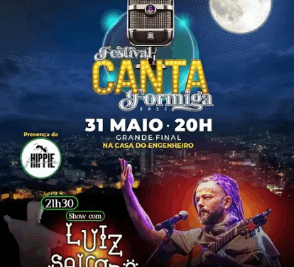 Final do “Festival Canta Formiga 2025” acontecerá neste sábado (31)