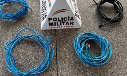Homem é preso após furtar fios elétricos de obra em Carmo do Cajuru
