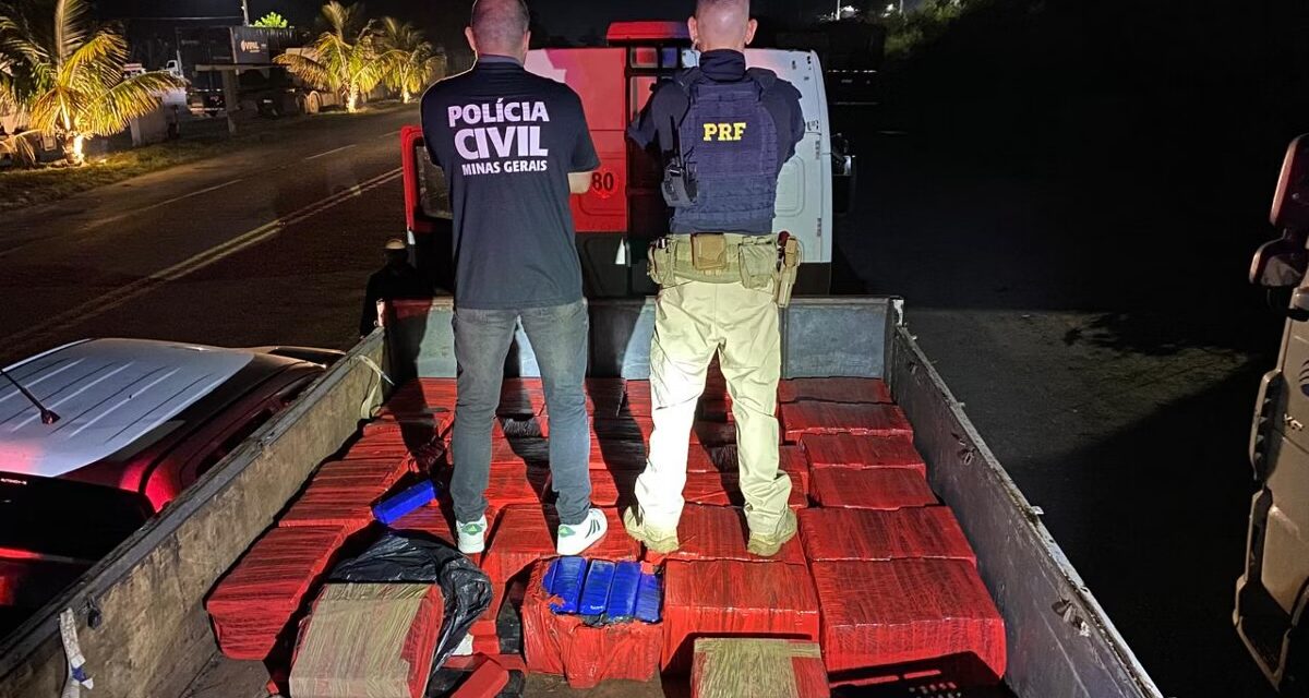 Homem é preso com quase uma tonelada de maconha, em Formiga