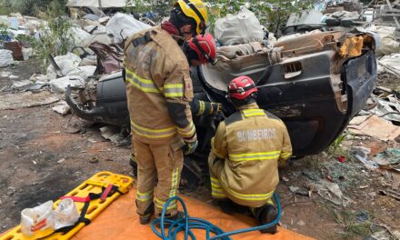 4ª Companhia de Bombeiros Militar, realizou um simulado como parte da campanha Maio Amarelo
