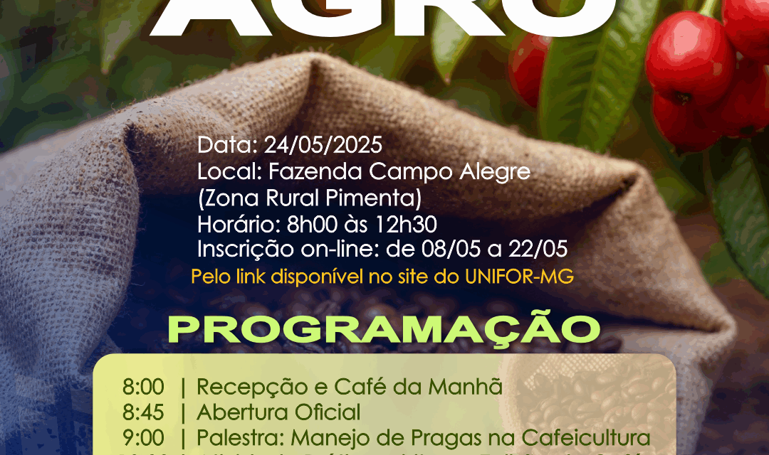 Unifor-MG promoverá Trilha do Agro 2025 focada na identificação e manejo de pragas em cafezais