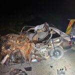Colisão frontal entre carro e caminhão deixa uma vítima fatal na MG-050, em Pimenta