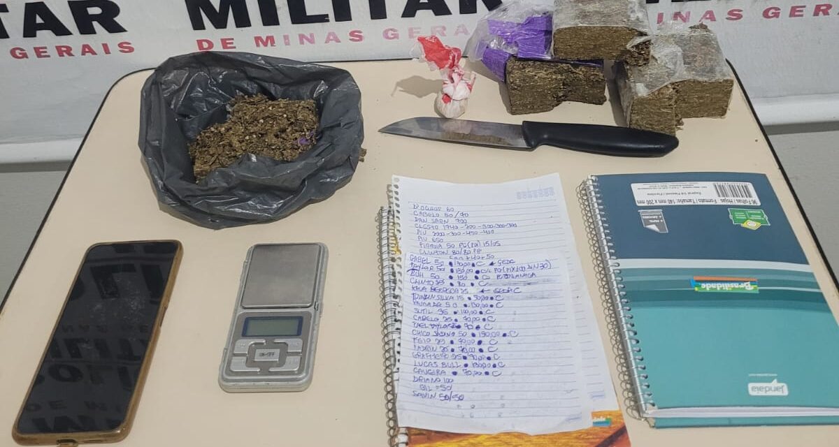PM apreende grande quantidade de drogas durante operação em Itapecerica
